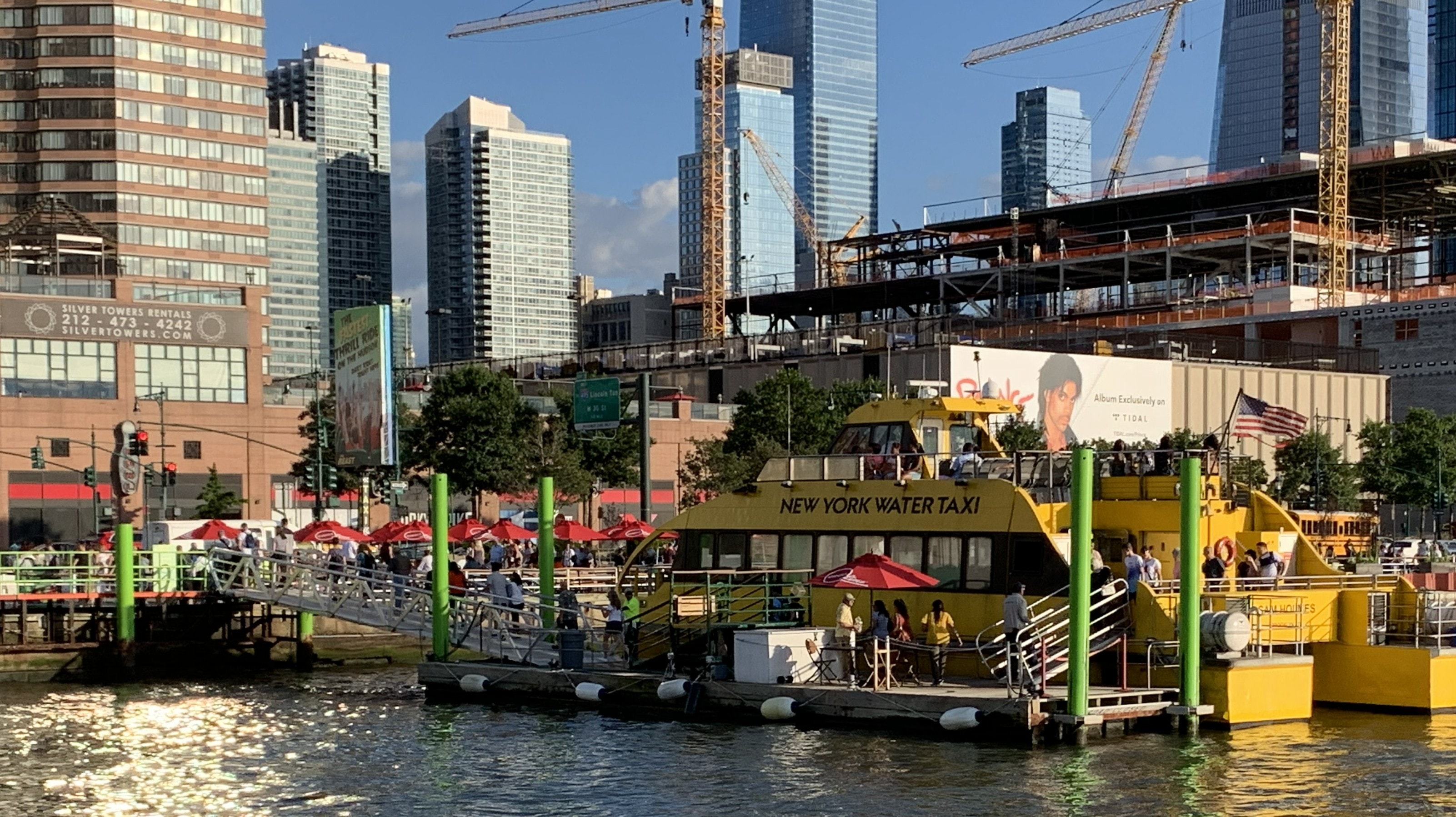 TechniDock aluminum gangway at New York Water Taxi terminal
